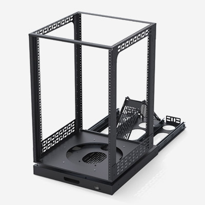 Slide and Rotate Racks | 360 Degree Device Access | Penn Elcom