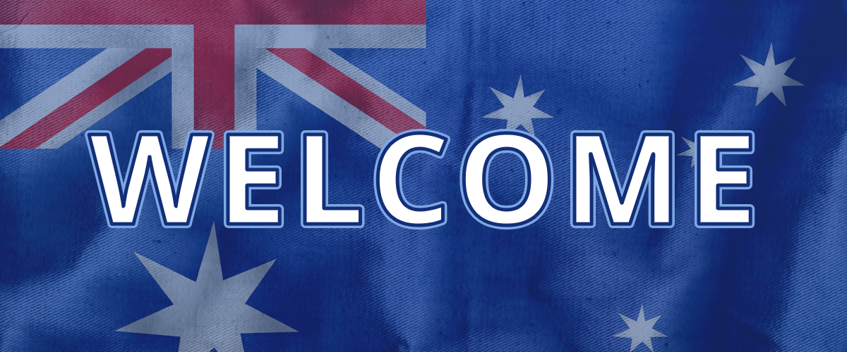 Australia Flag welcoming Clinton Smith to the team