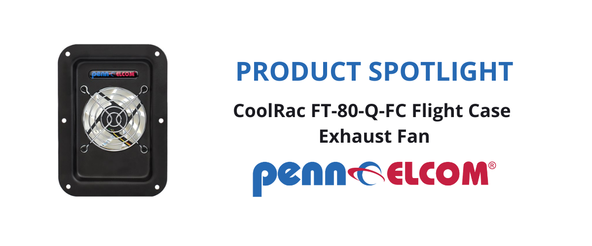 CoolRac FT-80-Q-FC Flight Case Exhaust Fan
