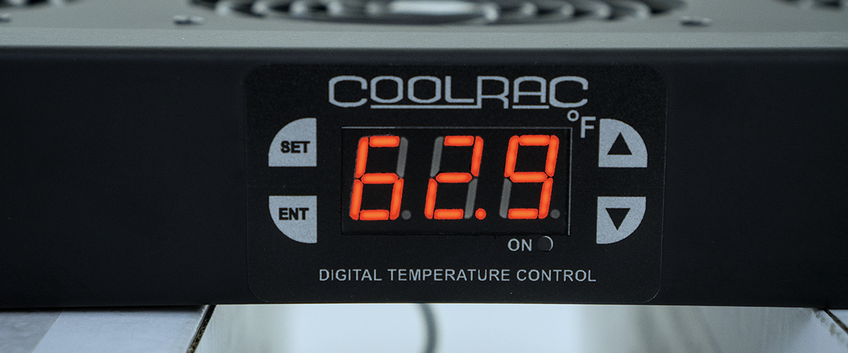 Our cooling rack devices are very effective at keeping your racks cool and keeping you up to date with temperature fluctuations