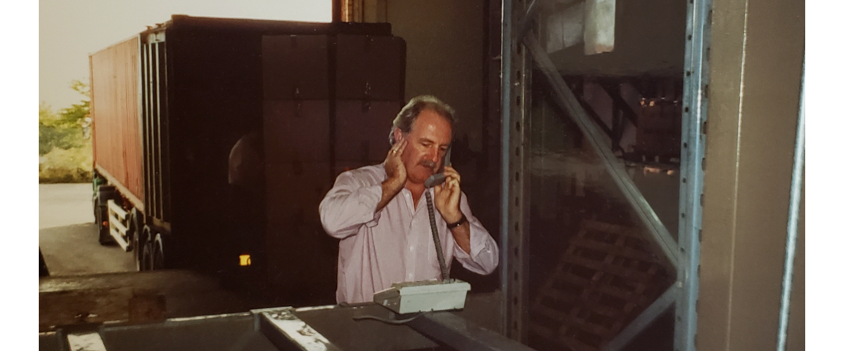 Frank on the phone