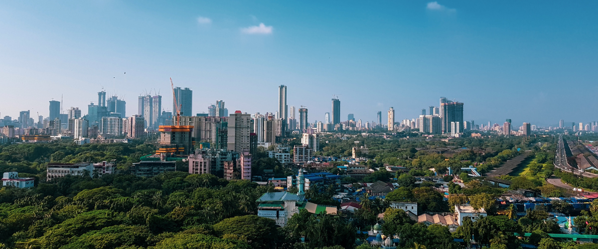 Mumbai skyline banner