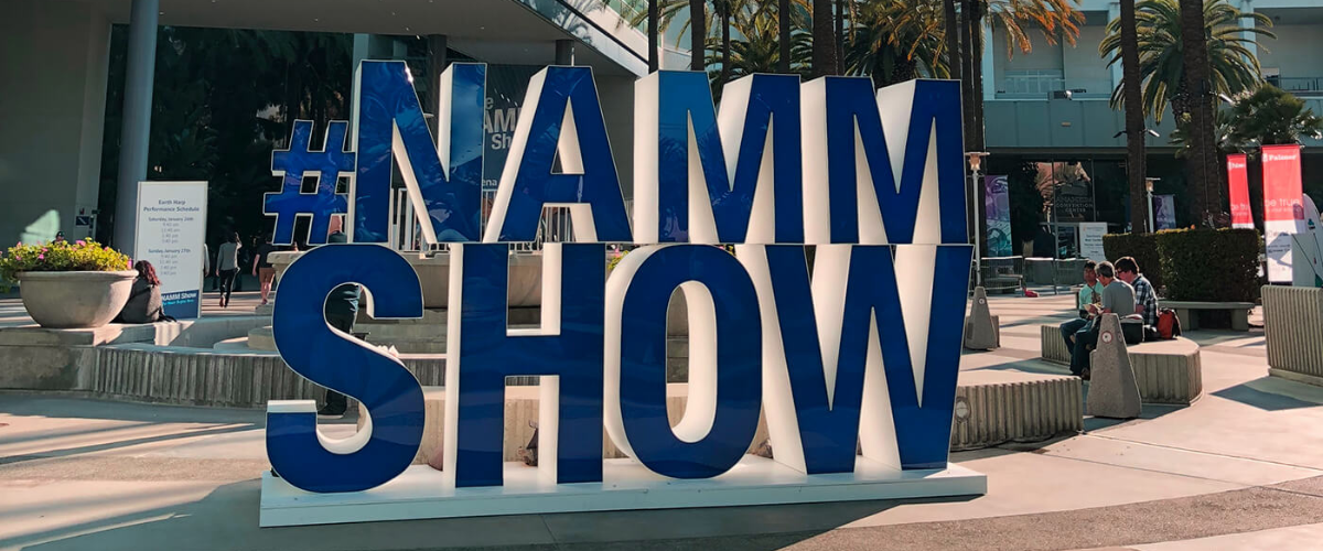 NAMM Show Sign