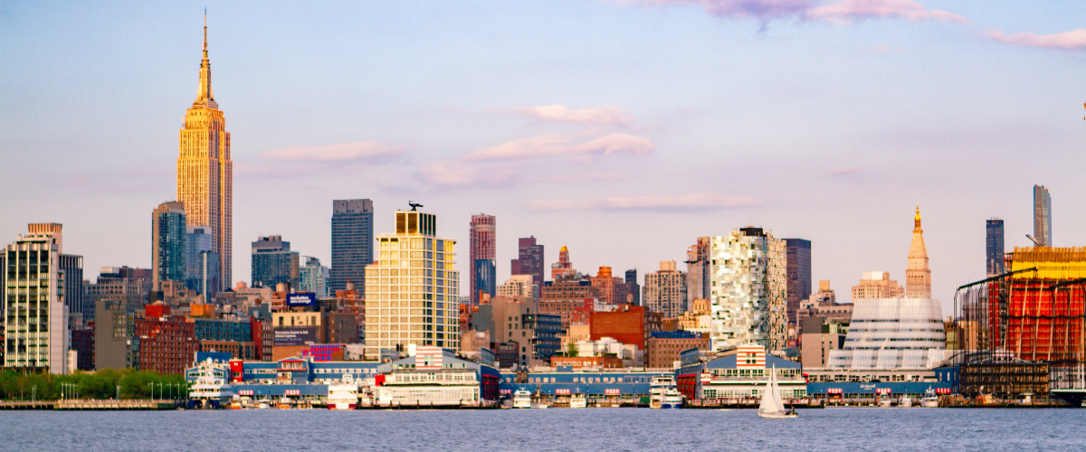 New Jersey skyline shot