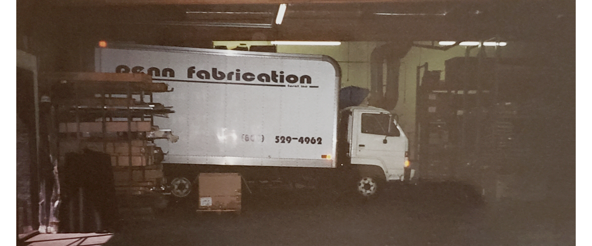 Penn Fabrication's earliest truck, before we became Penn Elcom