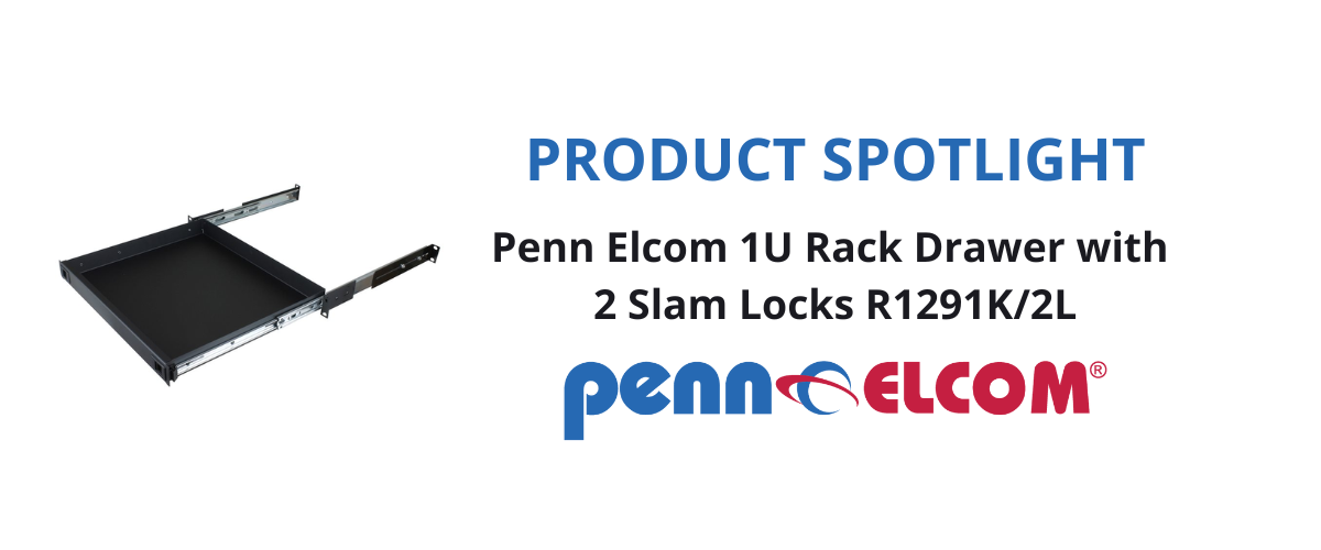 1U Rack Drawer With Two Slam Locks R1291K/2L