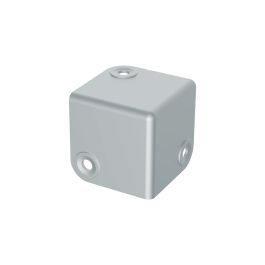 Small Zinc Flat Corner with Rivet Protectors and 2mm Radius