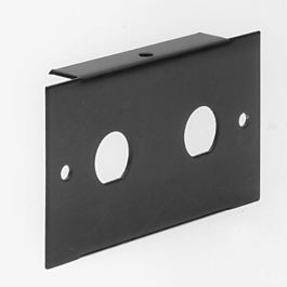 2U MSB Front Panel for 2 x BNC - 1 Module Wide