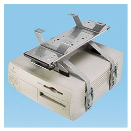 Computer Hold Universal Silver Sliding and Swiveling Computer Holder