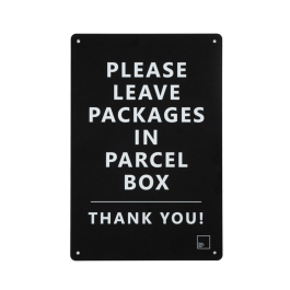 Parcel Box Delivery Placard | Penn Elcom