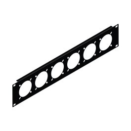 2U Rack Panel Punched for 6 x 16A Connectors | Penn Elcom