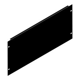 5U Black Flanged Rack Panel | Penn Elcom