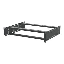 Penn ELCOM ラック 2U 2U Black Vented Rack Shelf | Penn Elcom