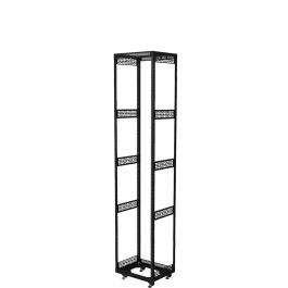 35U Slim Open Tower Rack with 10/32 Rails – 15 3/4