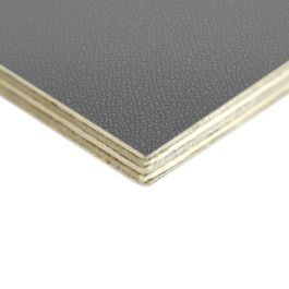 6.5mm High Quality Birch Wood Panels with Grey Textured PVC Laminate ...