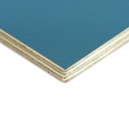 6.5mm High Quality Birch Wood Panels with Turquoise Textured PVC ...
