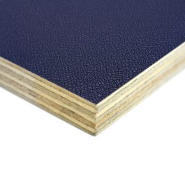 9mm High Quality Birch Wood Panels with Colbalt Blue Textured PVC ...