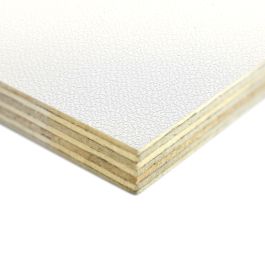 9mm High Quality Birch Wood Panels with White Textured PVC Laminate 9mm ...