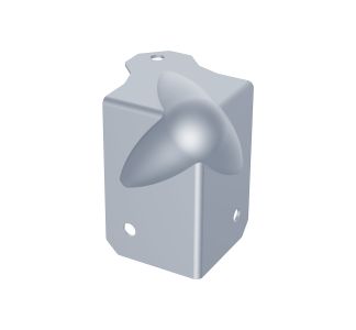 PennBrite Brace Ball Corner with 1mm Radius