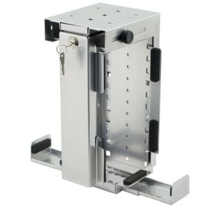 Slimline Fixed Silver Bracket with Lock and Key