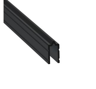 7mm Black Tongue Extrusion Mates with EG-0310S/2-4M Groove Extrusion - 4m Long