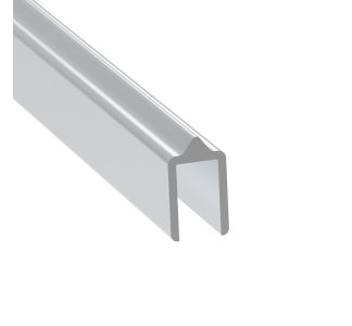 10.2mm Smooth Heavy Duty Tongue Extrusion mates with EG-0523/2-2M Groove Extrusion - 2m Long