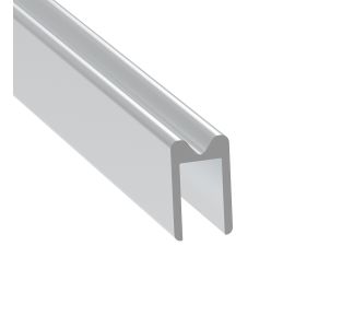 10.2mm Smooth Heavy Duty Groove Extrusion mates with EG-0523/1-2M Tongue Extrusion - 2m Long