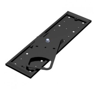 Sliding and Swiveling Black Mounting Bracket