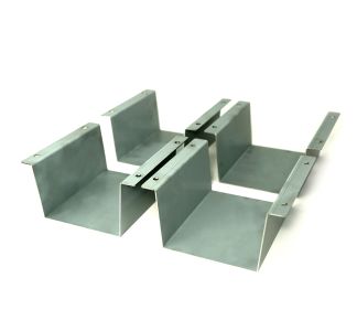 Set of 4 x Metal Pallet Feet for Forklifts