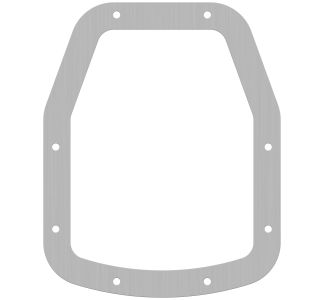 Backplate for H1027 Cabinet Handle