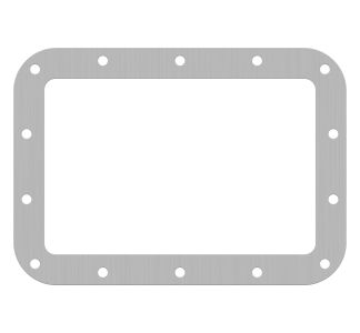 Backplate For H7165 Large Handle Series
