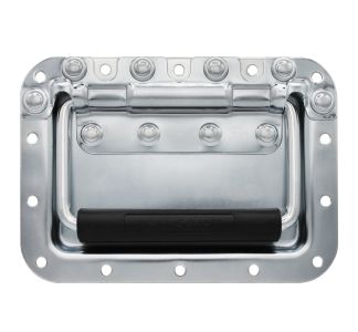 Large Zinc Shallow Recessed Handle with Extended Grip