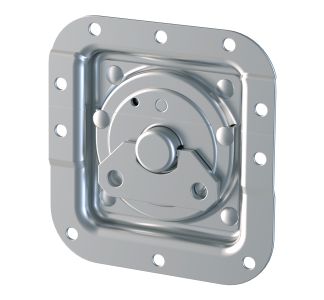 Medium Rotary Cam Latch in Shallow Dish with 7/8" Offset