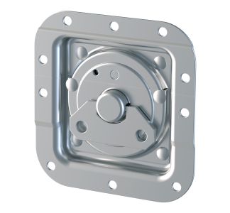 Medium Rotary Cam Latch in Shallow Dish with 1 1/16" Offset
