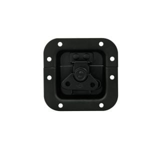 Mini Black Recessed Latch in Deep Dish