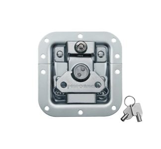 Medium MOL Recessed Latch with Key Lock in Deep Dish