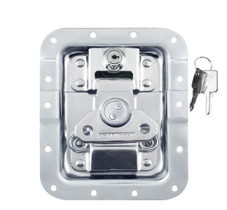 Large Recessed MOL Latch with Key Lock in Deep Short Dish with 27mm Offset
