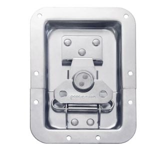 Large Reversed Recessed Latch in Deep Dish