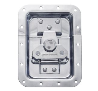 Large Recessed Latch in Deep Dish