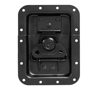 Large Black Recessed Latch in Deep Dish