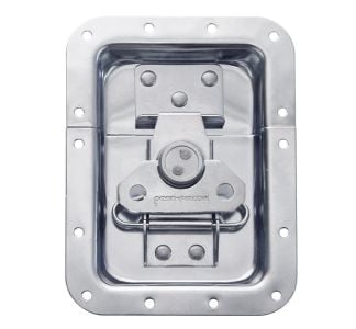 Large Recessed Latch in Deep Dish