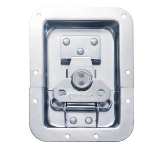 Large Reversed Recessed Latch in Deep Dish