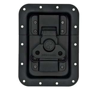 Large Black Recessed MOL Latch in Deep Dish