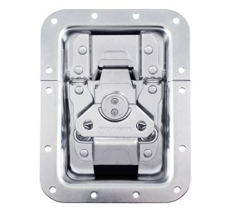 Large Recessed MOL4 Latch with Padlock Brackets in Deep Dish