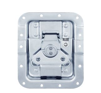 Large Recessed MOL Latch with Padlock Bracket in Deep Short Dish with 27mm Offset