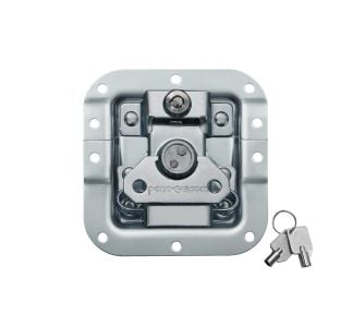 Medium MOL Recessed Latch with Key Lock in Deep Dish with 22mm Offset