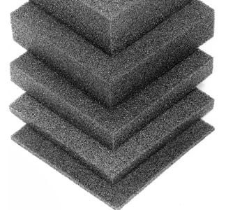 3/4" Charcoal Etha Plank Foam - 24" Wide