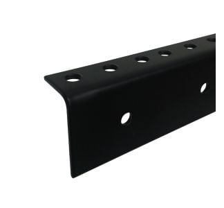 45U Full Hole Rack Rail with M6 Threaded Holes 1/16" Thick