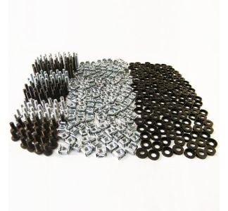 1/2" Long Black M6 Rack Screw Pack