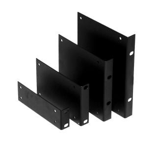 1U Black Rack Mounting Bracket